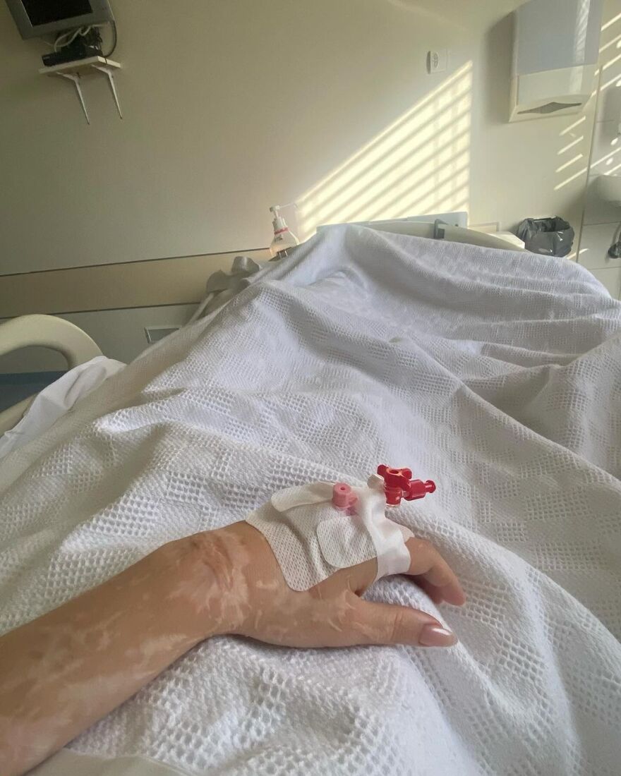 ιωάννα παλιοσπύρου: και πάλι στο νοσοκομείο - πλέον όλα έχουν ως σκοπό τη βελτίωση και όχι να μου σώσουν τη ζωή, γράφει