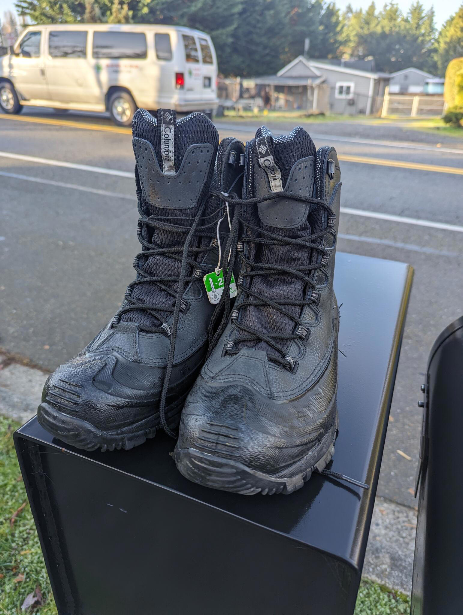 Found these brand-new Columbia boots size 10. - North Hill