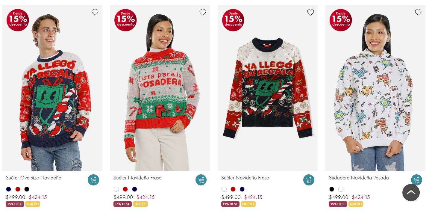 ¿dónde comprar tu ugly sweater para navidad? tiendas que tienen de varios precios