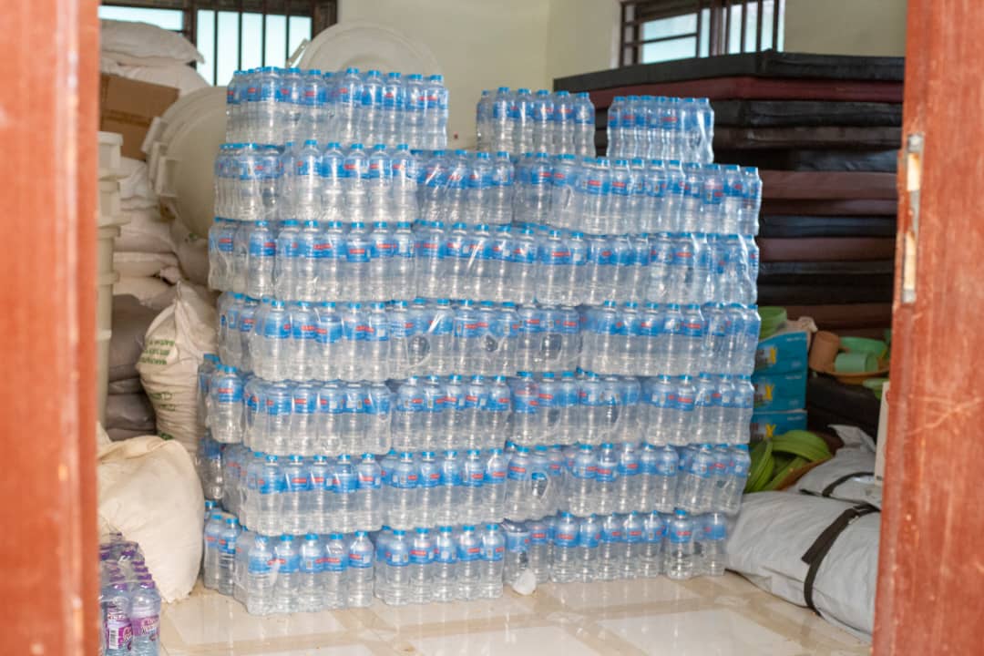 ghana water company donates to flood victims at north tongu