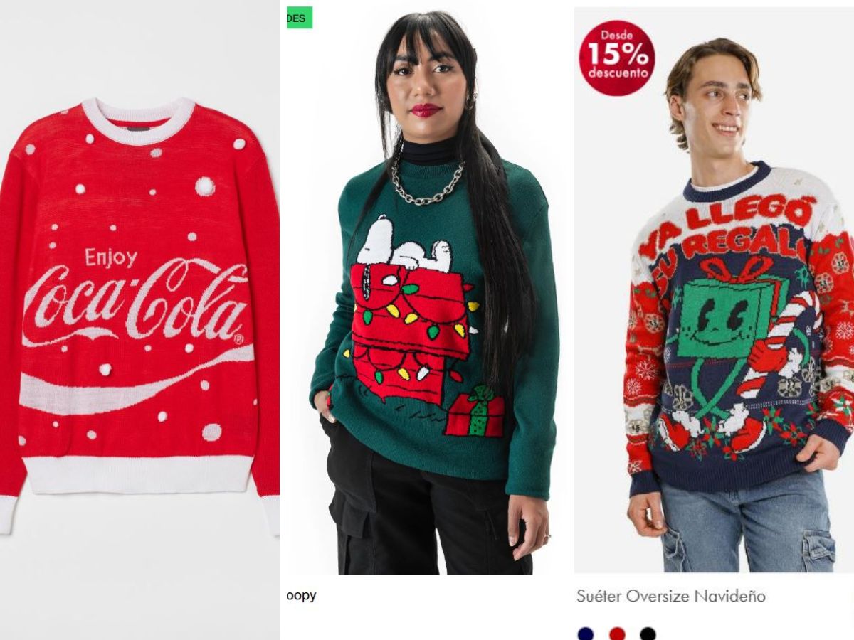 ¿dónde comprar tu ugly sweater para navidad? tiendas que tienen de varios precios
