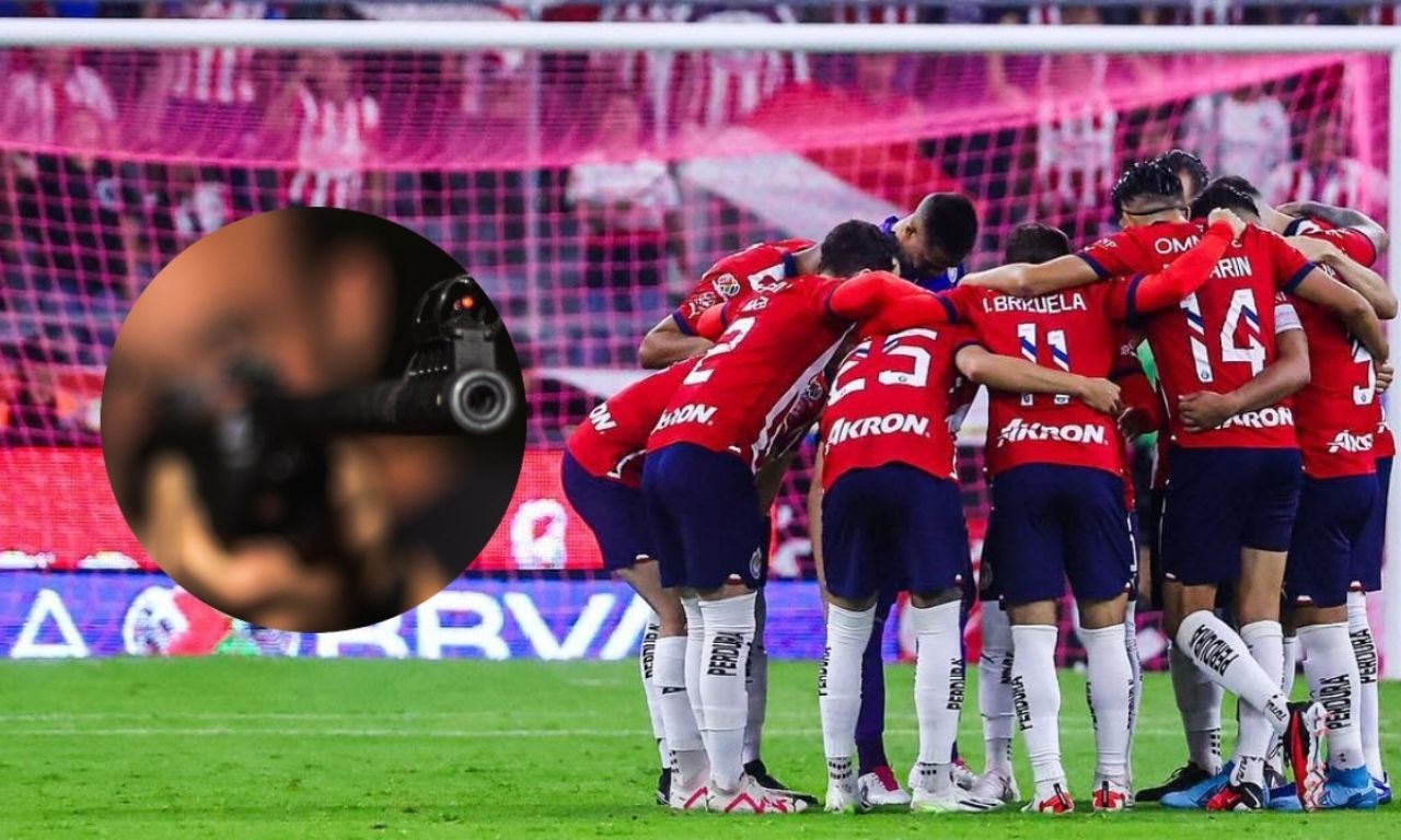 futbolista de chivas dispara arma en contra de sus compañeros (video)