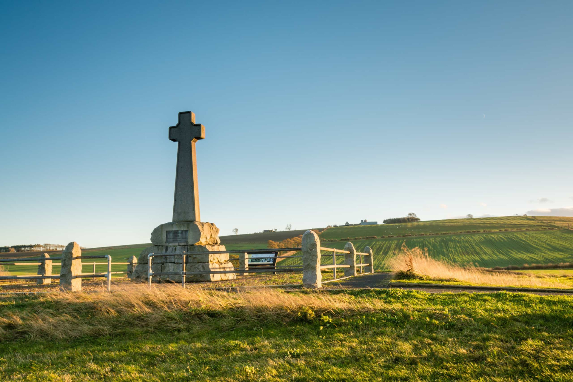 <p>A large stone cross landmarks the pocket of moorland near Branxton in  Northumberland, northern England, where the Battle of Flodden took place on September 9, 1513. Essentially a clash between the Kingdom of England and the Kingdom of Scotland, Flodden was the largest battle fought between the two warring realms. It resulted in an English victory.</p><p>You may also like:<a href="https://www.starsinsider.com/n/396394?utm_source=msn.com&utm_medium=display&utm_campaign=referral_description&utm_content=627984en-za"> Infamous celebrity mug shots</a></p>