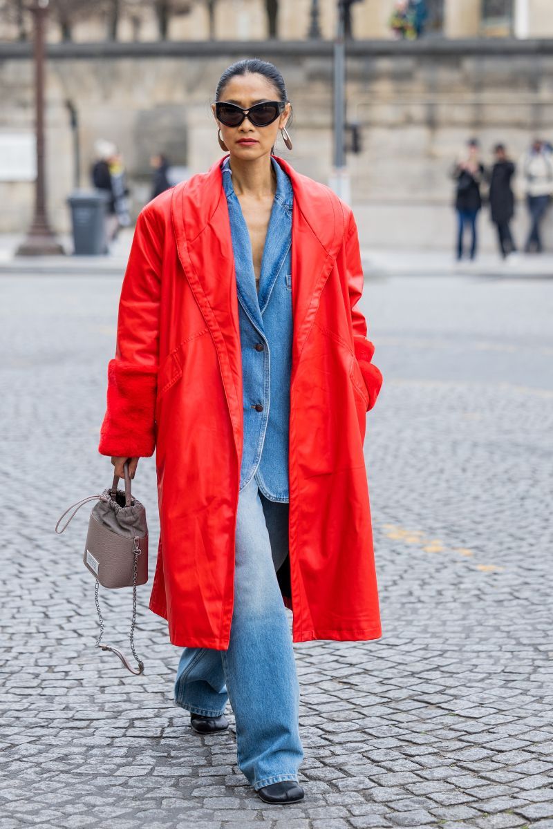 32 inspirational street style denim jacket shots