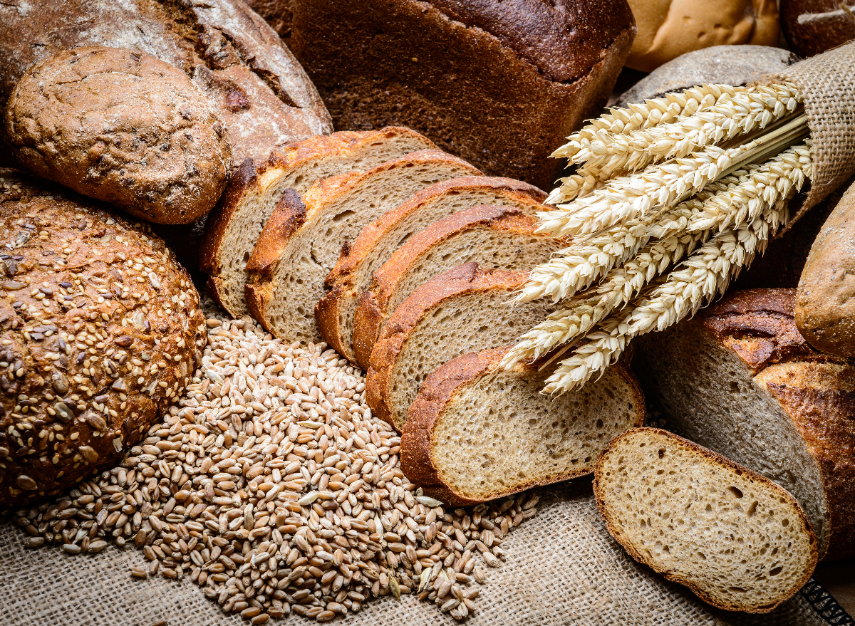 <p><strong>Fiber per slice of whole grain bread: <a rel="noopener noreferrer external nofollow" href="https://fdc.nal.usda.gov/fdc-app.html#/food-details/168013/nutrients">3 grams</a></strong></p><p>Despite the messages you may have grown up hearing, bread isn't bad. Refined carbohydrates like white bread don't offer the body any nutritional value, but whole grain bread has been proven to offer a variety of health benefits—and it is a healthy source of fiber, too.</p><p>Whole grain bread falls into the general category of "whole grains," and according to Manaker, "Whole grains are packed with important nutrients like fiber, protein, B vitamins, antioxidants, and trace minerals (iron, zinc, copper, and magnesium)."</p><p>She also adds that "A <a rel="noopener noreferrer external nofollow" href="https://www.ncbi.nlm.nih.gov/pmc/articles/PMC5310957/">diet rich in whole grains</a> has been shown to reduce the risk of heart disease, type 2 diabetes, obesity, and certain types of cancer."</p><p>So, don't hesitate to make yourself that delicious sandwich for lunch or that avocado toast for breakfast, and if you want the fiber boost and health benefits, choose a slice of whole grain bread.</p><p>RELATED: <a rel="noopener noreferrer external nofollow" href="https://www.eatthis.com/breads-with-highest-quality-ingredients/">11 Breads with the Highest Quality Ingredients</a></p>