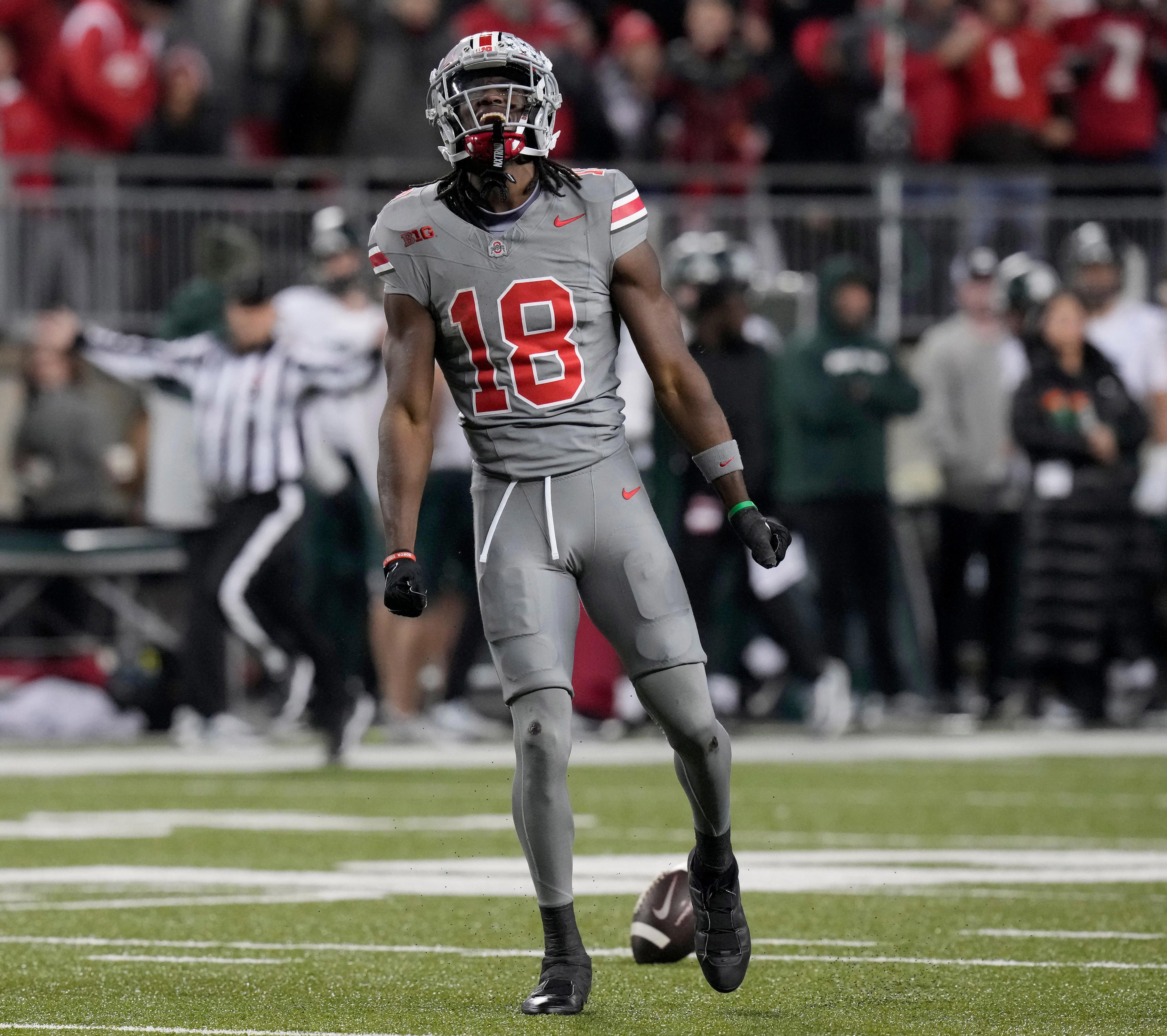 Ohio State football's Marvin Harrison Jr. says he has yet to make up