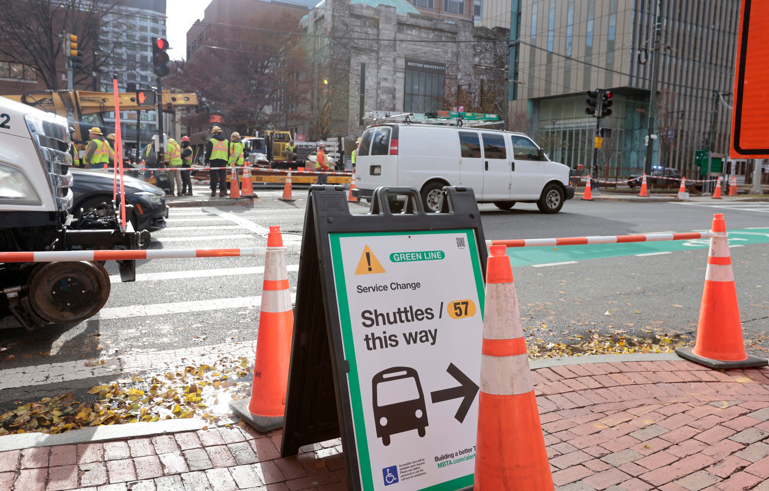 MBTA Removes 22 Speed Restrictions On Green Line Branch Lays Out   AA1kG877.img