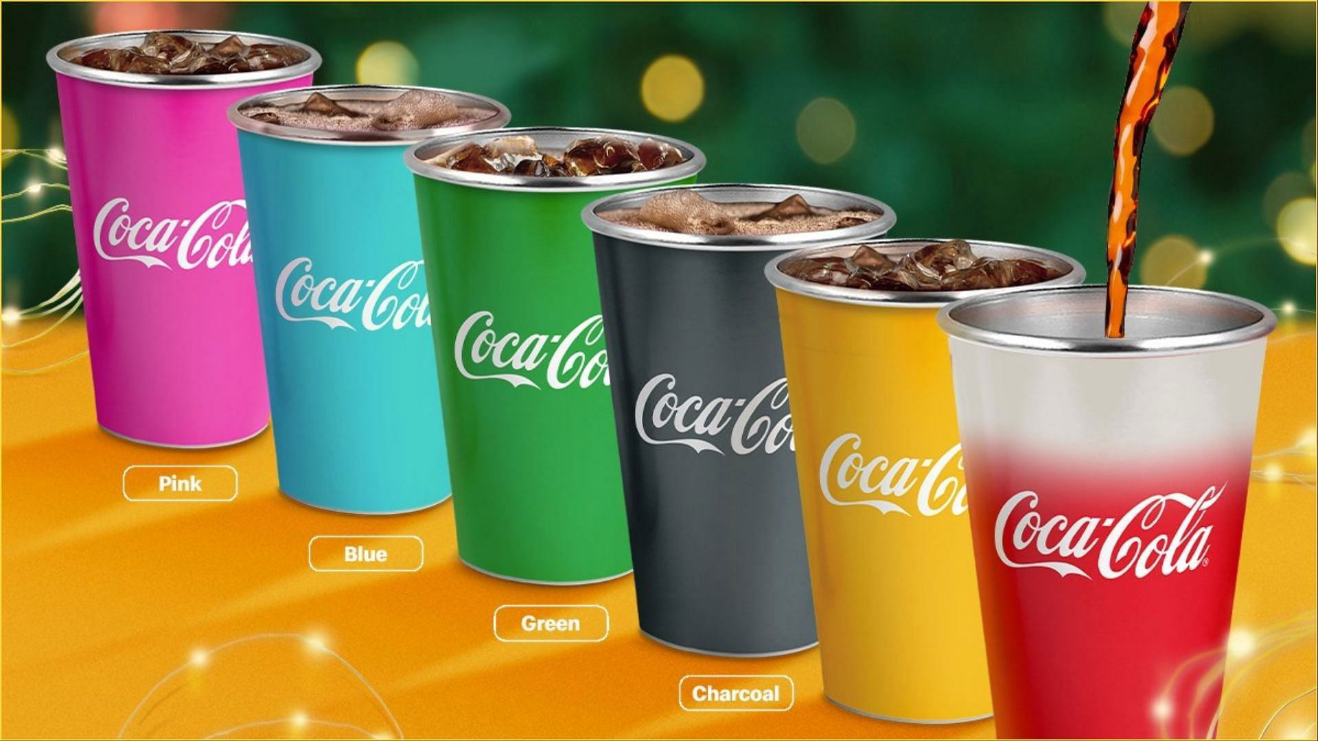 Are the new McDonald's CocaCola Color Changing cups available only in