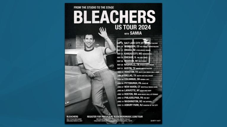 Bleachers moving ‘From the Studio to the Stage’ at Ryman Auditorium