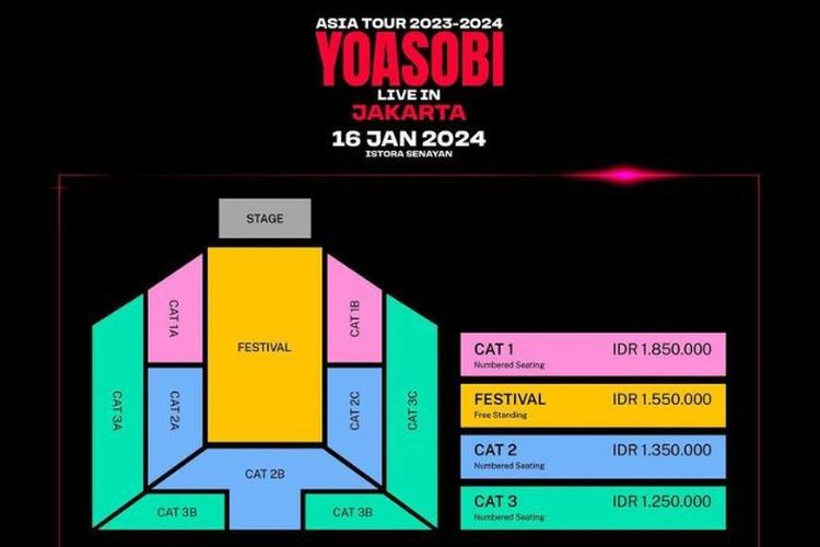 Cek Harga Dan Link Pembelian Tiket ASIA TOUR 2023-2024 YOASOBI LIVE IN ...