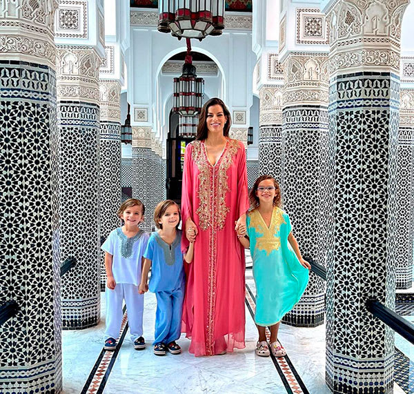 marruecos, el escenario de las vacaciones más divertidas de bárbara coppel y su familia