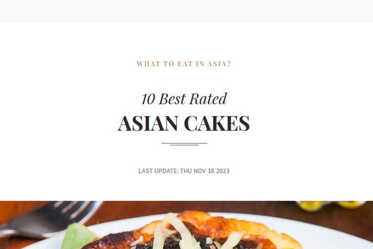 10 kue terbaik di asia versi taste atlas, ada 3 dari indonesia