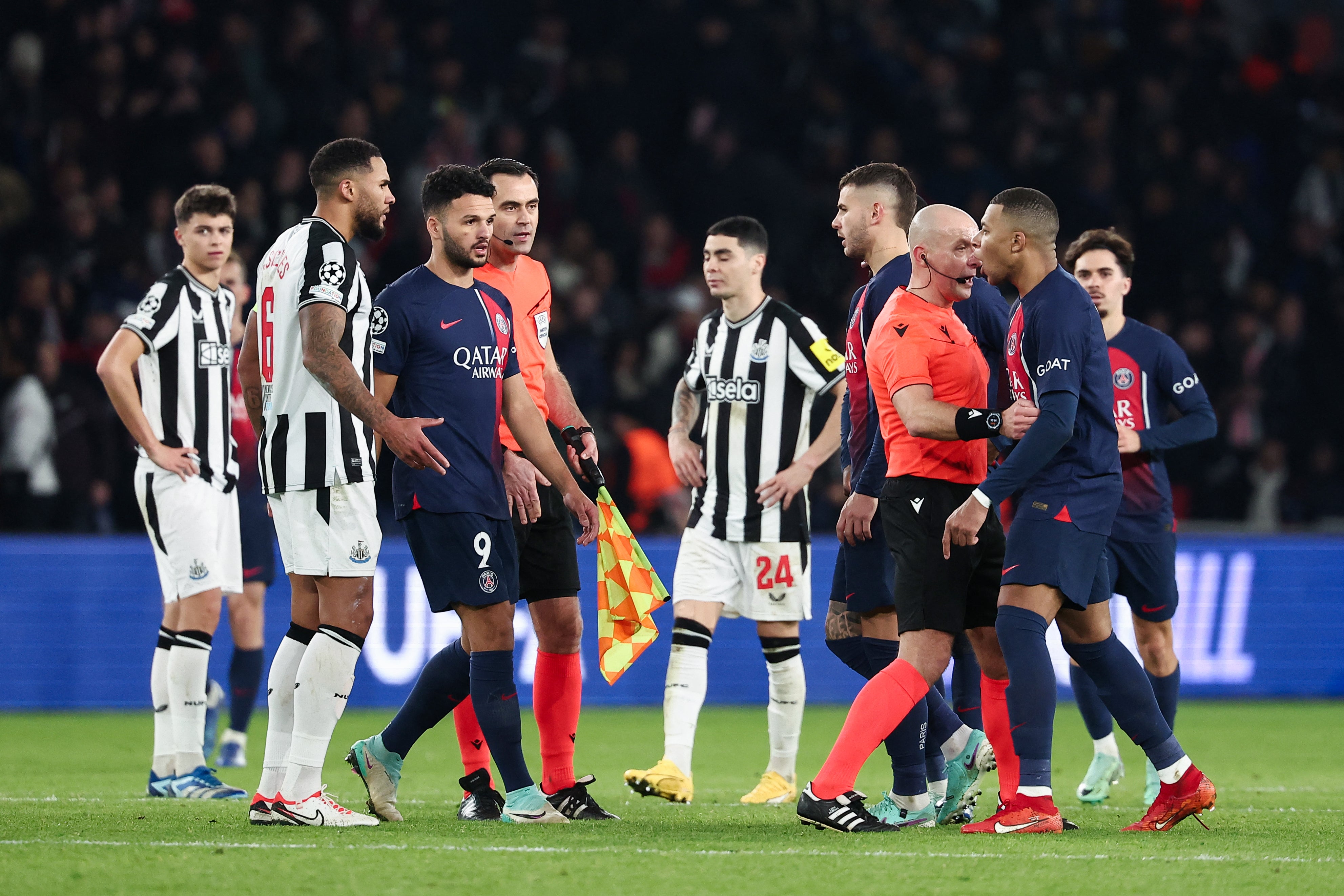 uefa drop var official who gave controversial psg penalty vs newcastle
