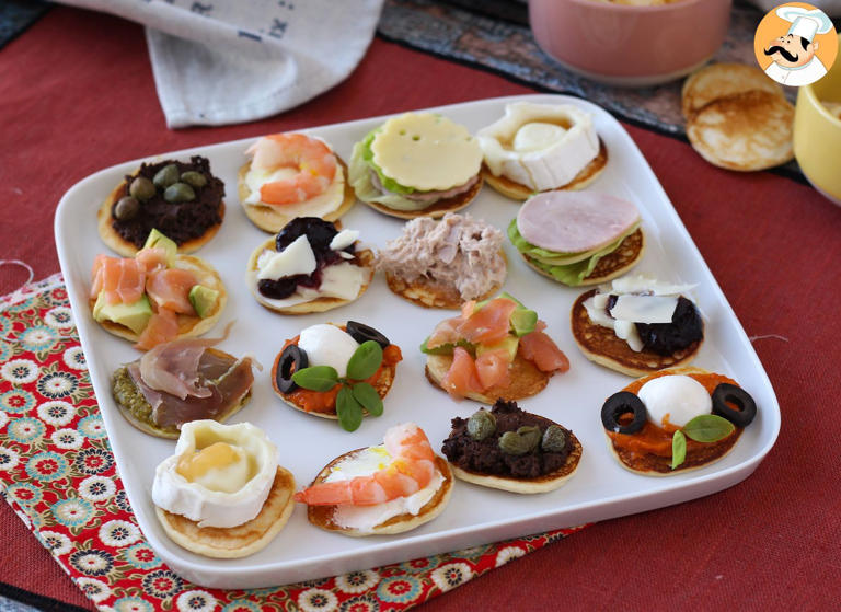 Plateau de blinis garnis, l'apéritif varié et parfait pour les fêtes