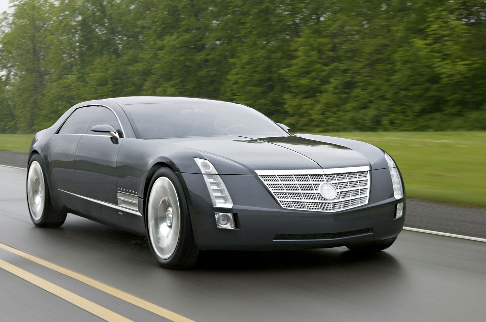 <p>GM has come up with some outlandish concepts over the years, but few can top the Cadillac Sixteen, with its 13.6-liter V16 that was reputedly good for 1000bhp. Nothing like it was ever going to enter production, but it did introduce a new design language for Cadillac, elements of which can still be seen on its production cars today.</p>