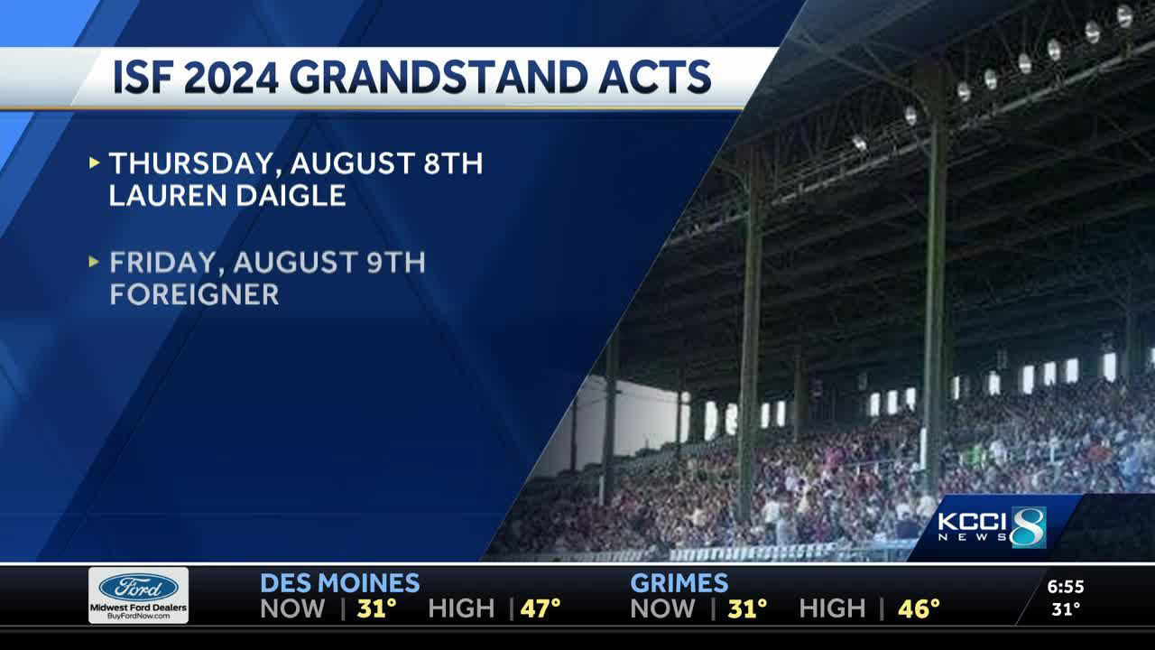 Iowa State Fair announces first two Grandstand shows for 2024