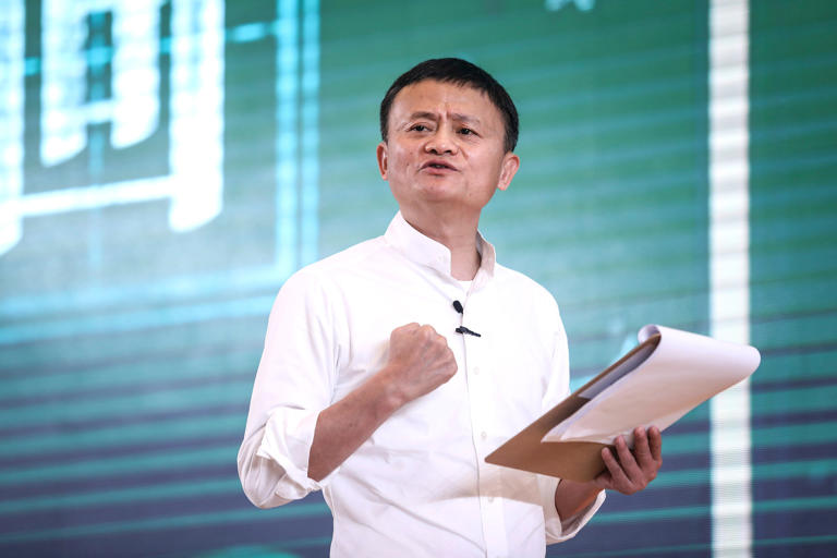 Jack Ma, cofounder of tech giant Alibaba. Wang HE/Getty Images