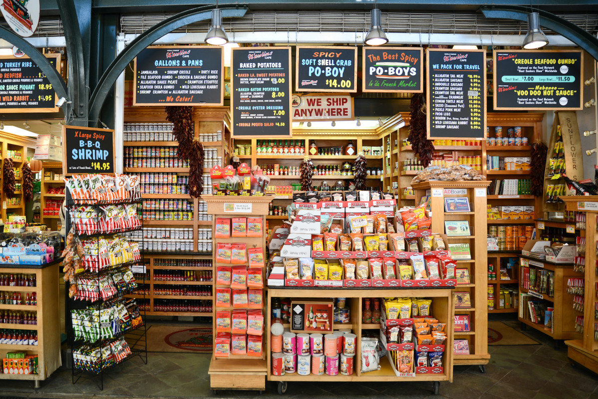 <p>In New Orleans, you can visit kitchens often seen on food shows and featured in cookbooks, and enjoy tastings from the French Market, pictured, the oldest of its kind in the U.S. There's plenty of walking around the French Quarter to burn off the calories.</p>