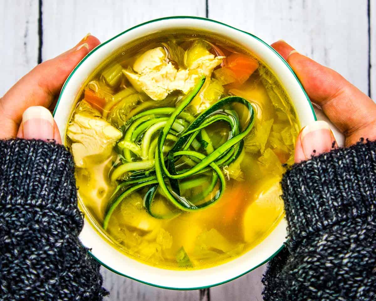 <p>For a lighter yet enjoyable option, Chicken Zoodle Soup is the way to go. Packed with tender chicken and zucchini noodles, this soup freezes exceptionally well. It’s a wholesome choice that brings the warmth of homemade soup without the hassle of daily cooking.<br><strong>Get the Recipe: </strong><a href="https://www.ketocookingwins.com/chicken-zoodle-soup-recipe/?utm_source=msn&utm_medium=page&utm_campaign=msn">Chicken Zoodle Soup</a></p>