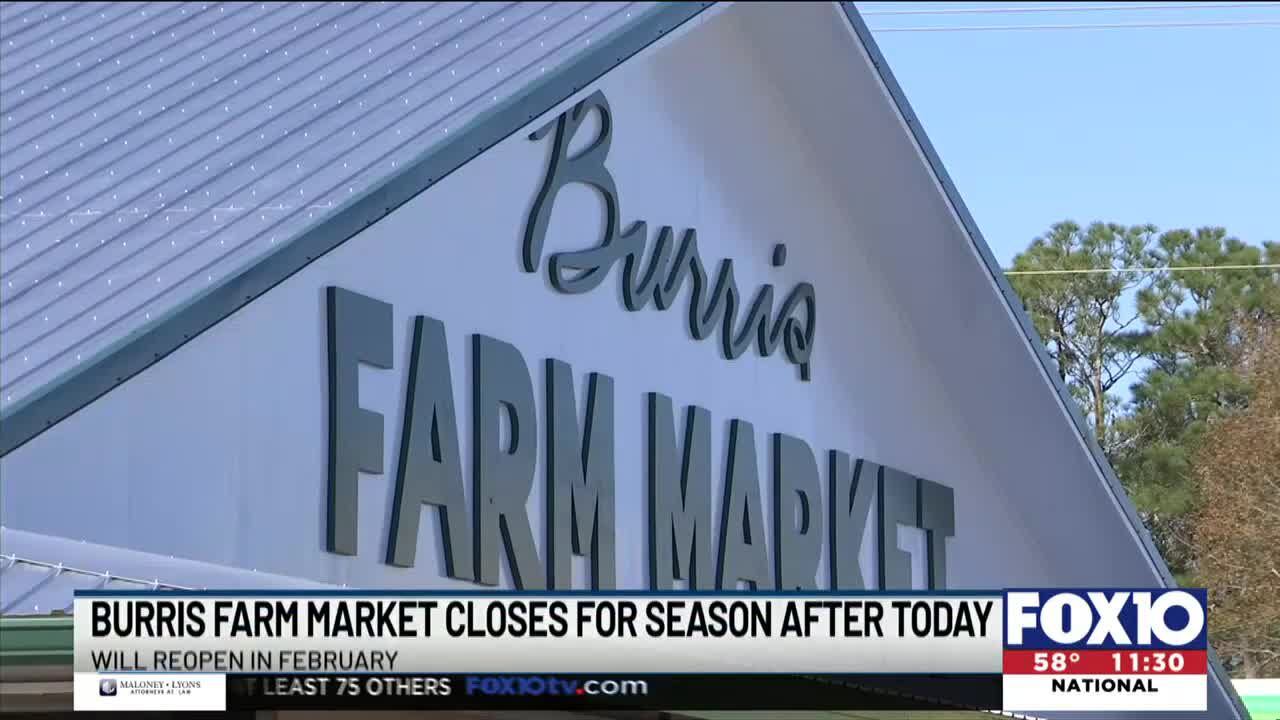 Burris Farm Market Closing For The Season