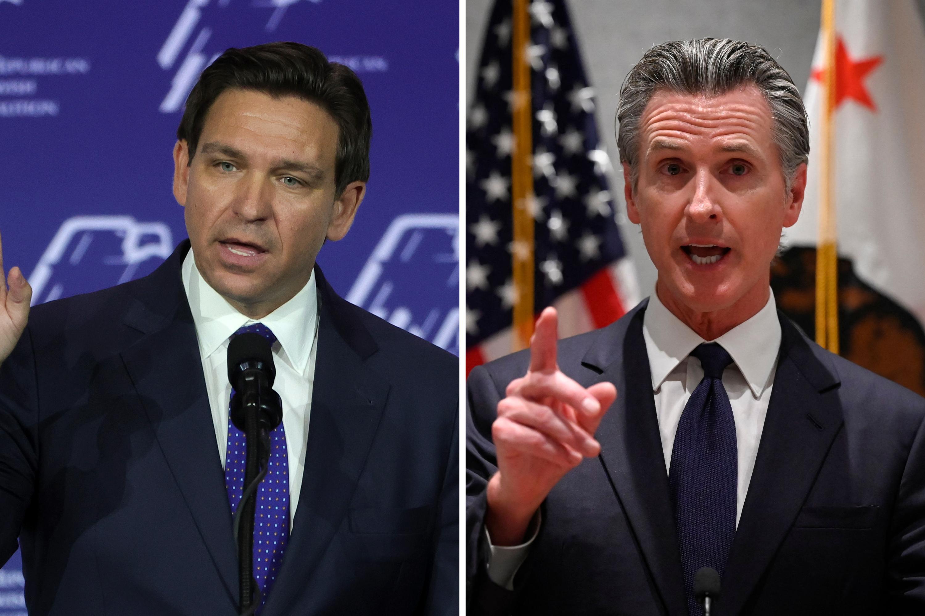 Ron DeSantis Gavin Newsom Debate Live Stream: Time, How To Watch