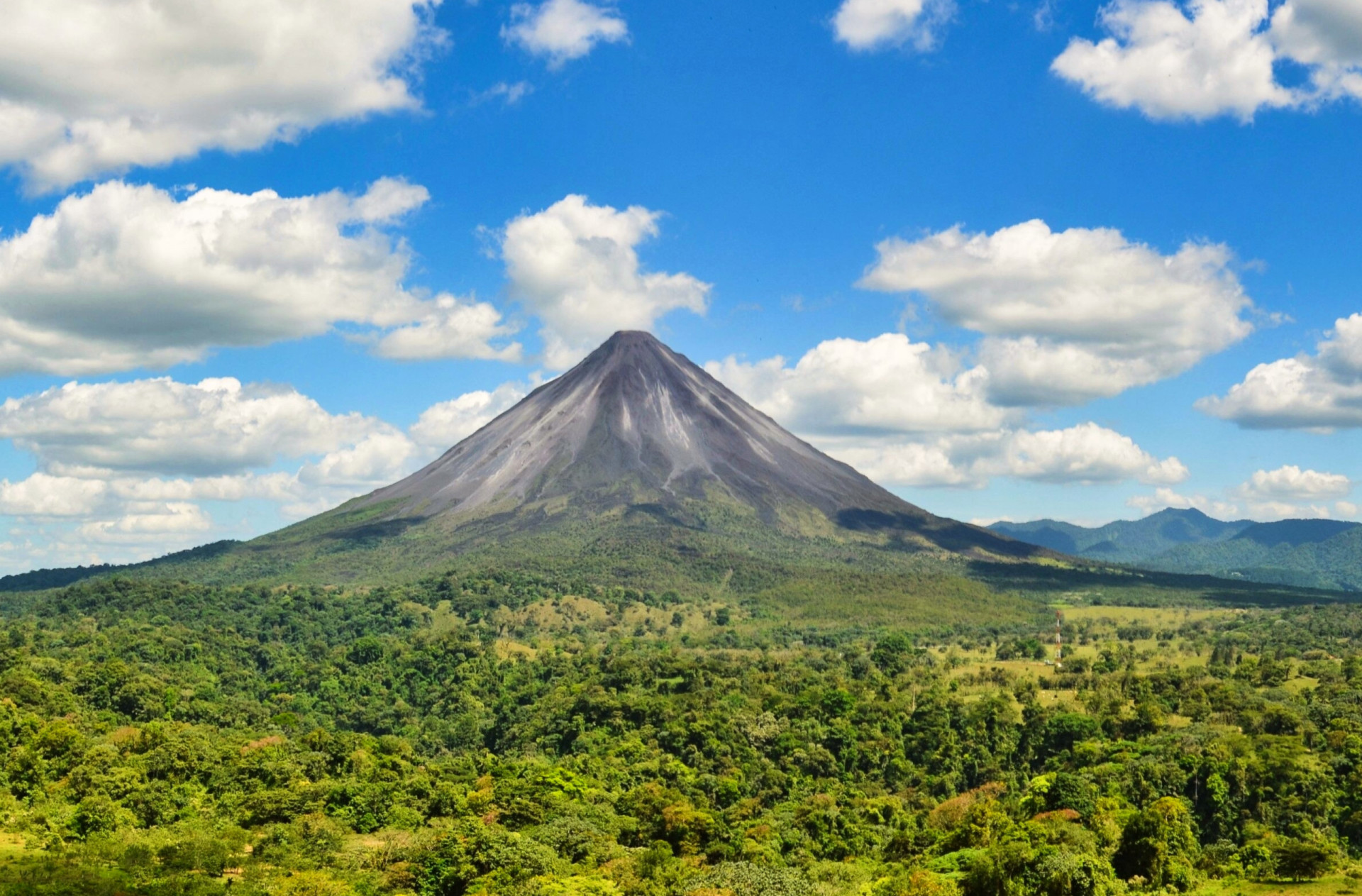 <p>A famous Costa Rica landmark, Arenal Volcano is located 2.5 hours from San José in the northwestern part of the country. A 3-mi (4.5-km) hike through forest and over lava beds will bring you to an observation tower for the best photographs of this now-dormant natural wonder.</p><p>You may also like:<a href="https://www.starsinsider.com/n/452732?utm_source=msn.com&utm_medium=display&utm_campaign=referral_description&utm_content=627756en-en"> Biggest actor mistakes that were kept in the movie</a></p>