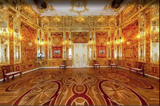 <p>If you wanted to feel like royalty, The Amber Room was no better place. This beautifully designed area was a room filled with ornate gold and amber panels found in Catherine Palace in St. Petersburg. The materials for the room were gifted to Russia by Prussia in 1716 and contained some of the most ornate work in the world. </p> <p>However, the room was looted during World War II, and no one is entirely sure who did it. They also have no idea where the room's gold and amber was taken. The room was reconstructed in 2003, but it's likely we'll never see the original again. Nothing can beat the intricate detail of the original. </p>