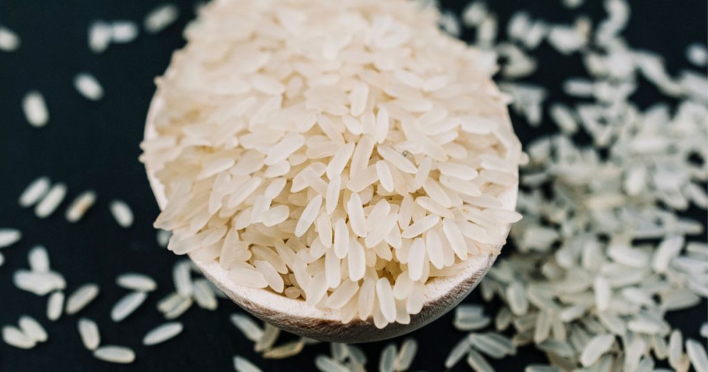 Raw rice