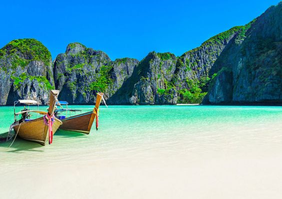 <p>Maya Beach is not just one of the most beautiful locations in Thailand -- it was also the filming location for the 2000 movie <em>The Beach</em>, starring Leonardo DiCaprio. Its beauty was enough to draw thousands, but after the movie, the park easily drew over 6,000 guests per day. However, the beach has been closed to tourists for several years now. </p> <p>It was one of the most popular tourist destinations in Thailand, which says a lot considering the beauty of the country. Unfortunately, thousands of visitors each day wasn't working out. After a while, that begins to take a toll on the local ecosystem, so government officials closed the location to give it time to heal. </p>