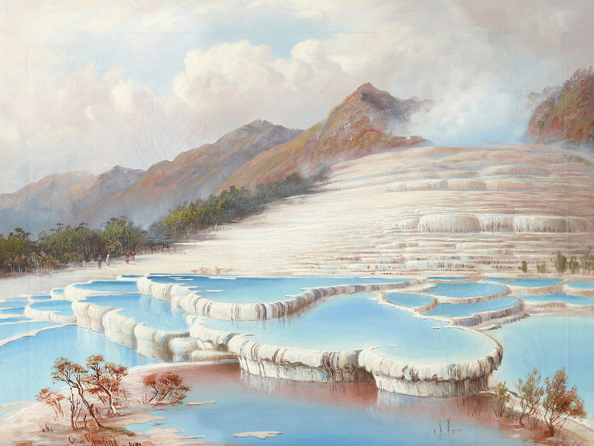<p>If you had been born a couple hundred years earlier, you might have had the chance to see the natural wonder of the Pink and White terraces of New Zealand. These breathtaking terrace pools formed when geothermal springs erupted, leading to the gradual buildup of pink and white silica, which occurred naturally in the water. </p> <p>Unfortunately, the Pink and White terraces were lost in 1886 when a nearby volcano, Mount Tarawera, erupted and consumed the area.  Many other settlements were destroyed in the same eruption, which is considered the deadliest since the Europeans arrived. However, some researchers have speculated that part of the terraces still exists underwater on the lake floor. </p>