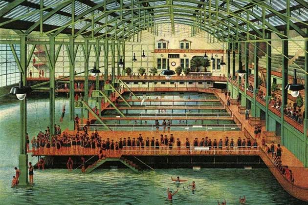 <p>When it opened on March 14, 1896, the Sutro Baths were touted as the largest swimming pool complex in the world. Created by Adolph Sutro, the complex included seven massive swimming pools, bathhouses, and even an aquarium. When it opened, it was the world's largest indoor swimming pool establishment, so it was definitely a world wonder. </p> <p>For decades, tourists flocked to the Sutro Baths. The venue struggled with its massive operating costs throughout its lifetime but managed to stay afloat. It was eventually sold to developers in 1964, but it burned to the ground only two years later. The cause of the fire was determined to be arson, which makes the developers bailing with the insurance money even more suspicious. </p>