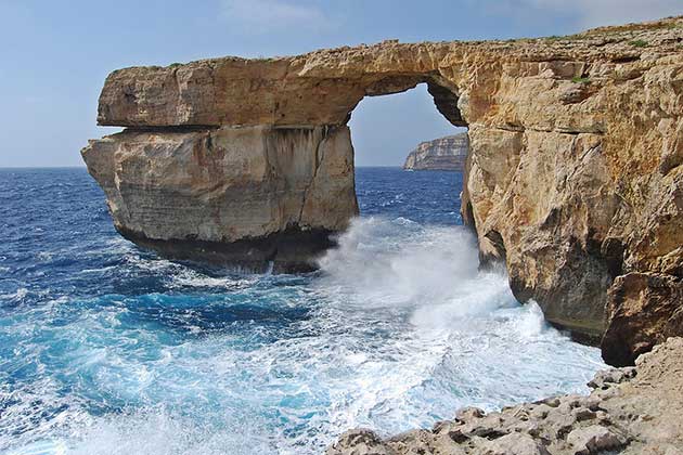 <p>This one might look really familiar to you! This limestone arch that jutted out of Malta's Gozo Island was known as the Azure Window. This breathtaking destination brought in visitors because of the natural beauty of the area--and this spot was even featured in HBO's <em>Game of Thrones</em>! We knew that looked familiar...</p> <p>Unfortunately, the Azure Window is no more. Experts didn't believe it would last forever, but they hoped it would last longer than this. The natural erosion was exacerbated when an intense storm was able to bring it down completely in 2017. Everyone was shocked, but guess the old adage is true - you don't know what you've got until its gone. </p>