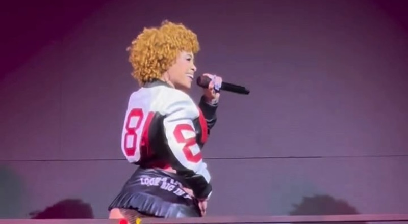 Ice Spice Shows Her Thick Back Side During NYC Performance [VIDEO]