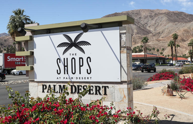 The Shops at Palm Desert mall in Palm Desert, Calif., March 29, 2022.