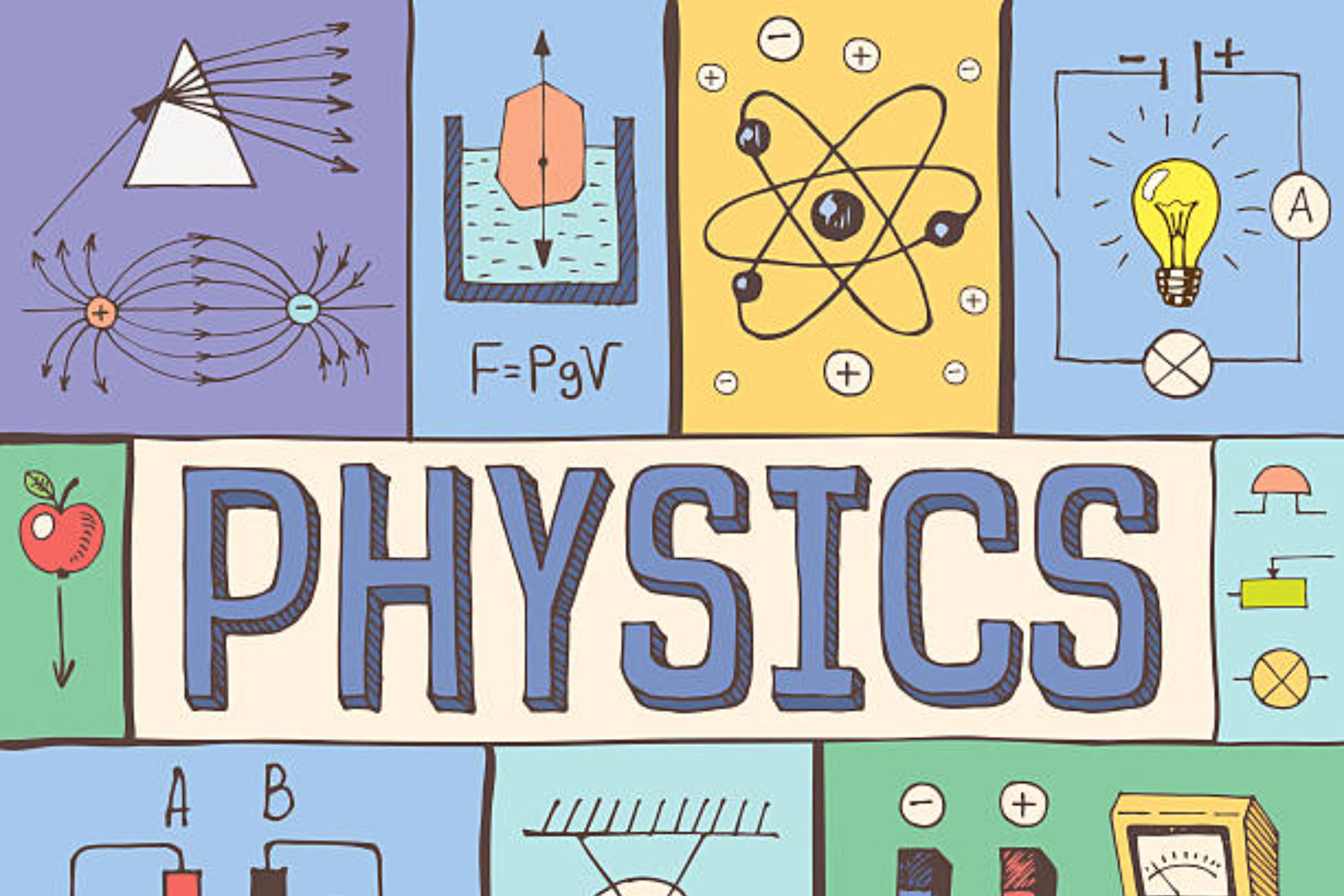 Рисунки по физике 10 класс. Физика иллюстрации. Физика рисунки. Плакат по физике. Физика Постер.