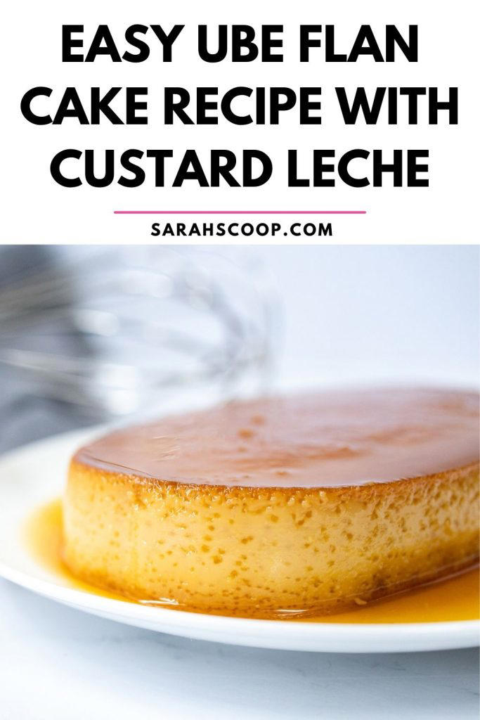 Easy Ube Flan Cake Recipe With Custard Leche