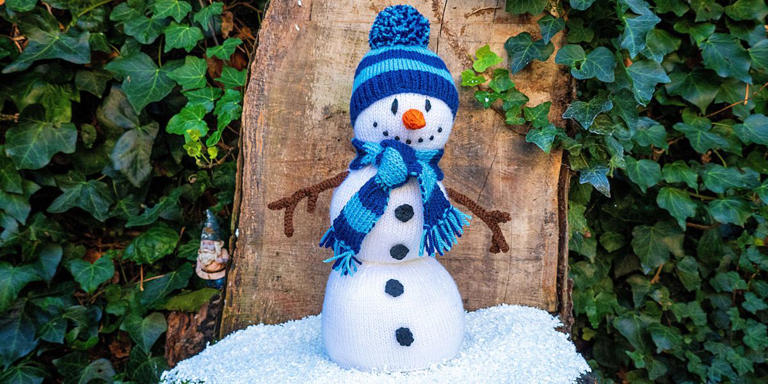 snowman knitting pattern