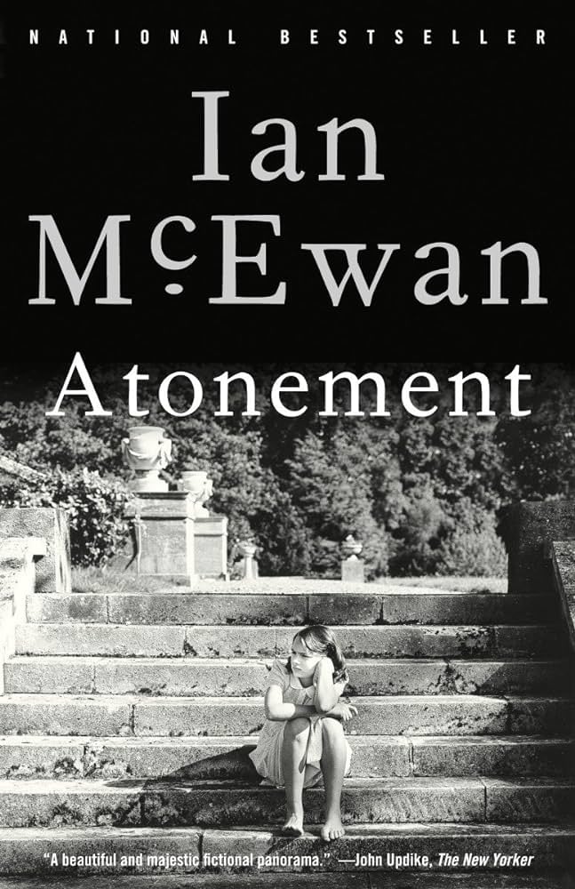<p><a href="https://www.amazon.com/Atonement-Novel-Ian-McEwan/dp/038572179X/ref=sr_1_1?crid=2R5BWYO7JI00V&keywords=atonement+ian+mcewan&qid=1699370824&sprefix=atonement%2Caps%2C88&sr=8-1">BUY NOW</a></p><p>$10</p><p>The narrator of Ian McEwan's beloved classic <a href="https://www.amazon.com/Atonement-Novel-Ian-McEwan/dp/038572179X/ref=sr_1_1?crid=2R5BWYO7JI00V&keywords=atonement+ian+mcewan&qid=1699370824&sprefix=atonement%2Caps%2C88&sr=8-1" class="ga-track">"Atonement"</a> ($10) doesn't reveal their identity until the end of the book, making it difficult to know whose bias tints the story until the very end. A single moment on a hot summer day between a young man and a young woman, observed by the woman's younger sister, will change all three of their lives forever.</p>