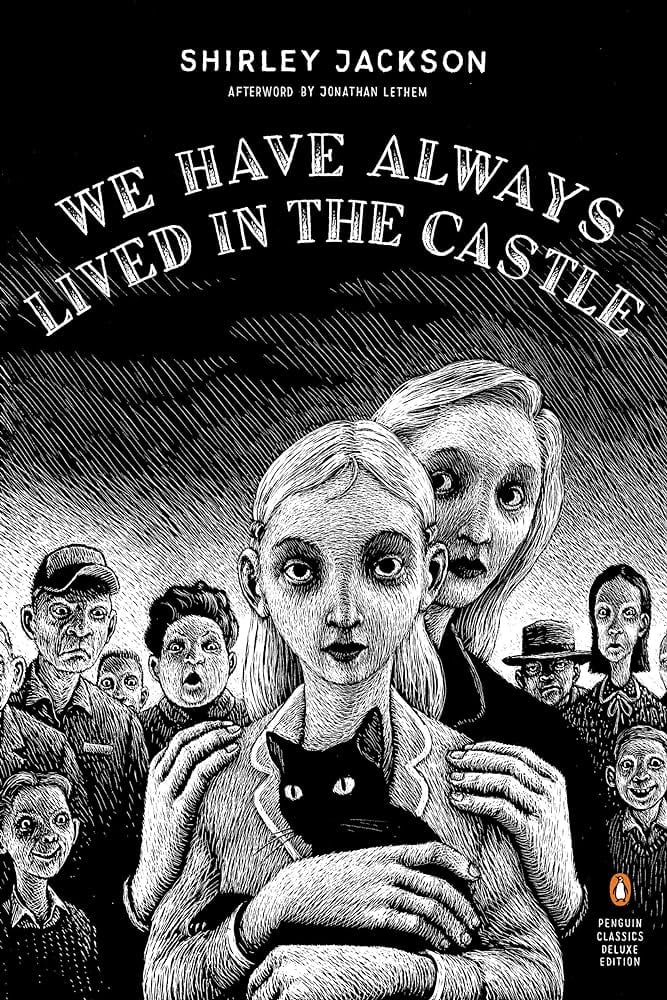 <p><a href="https://www.amazon.com/Always-Castle-Penguin-Classics-Deluxe/dp/0143039970/ref=sr_1_1?crid=U64C3JIIWX3K&keywords=we+have+always+lived+in+the+castle&qid=1699397584&s=books&sprefix=We+Have+Always+Lived+in+the+Castle+%2Cstripbooks%2C90&sr=1-1">BUY NOW</a></p><p>$9</p><p>Taking readers deep into a labyrinth of dark neurosis, <a href="https://www.amazon.com/Always-Castle-Penguin-Classics-Deluxe/dp/0143039970/ref=sr_1_1?crid=U64C3JIIWX3K&keywords=we+have+always+lived+in+the+castle&qid=1699397584&s=books&sprefix=We+Have+Always+Lived+in+the+Castle+%2Cstripbooks%2C90&sr=1-1" class="ga-track">"We Have Always Lived in the Castle"</a> ($9) is an unsettling novel about a perverse, isolated, and possibly murderous family and the struggle that ensues when a cousin arrives at their estate. The unreliable narration comes from Merricat, a young member of the family who hides her family's dark secret until the very end.</p>