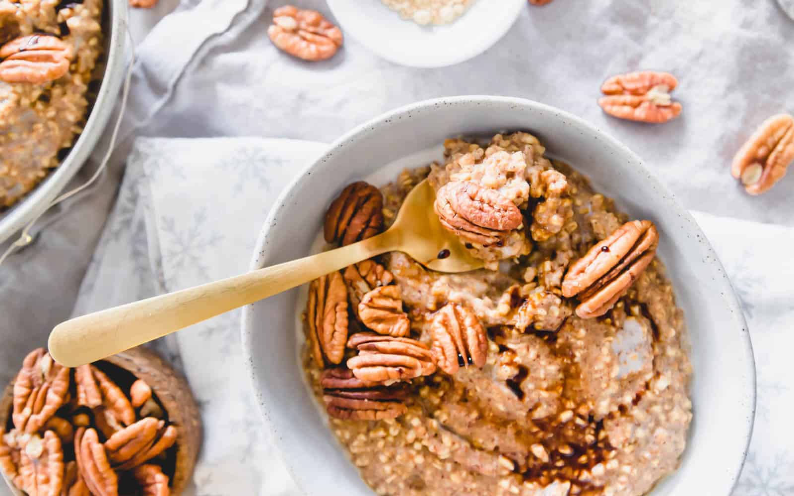 <p>Combining gingerbread spices with steel-cut oats creates a warm, comforting breakfast that embodies the festive spirit of the season, perfect for chilly winter mornings.<br><strong>Get the Recipe: </strong><a href="https://www.runningtothekitchen.com/gingerbread-oatmeal/?utm_source=msn&utm_medium=page&utm_campaign=msn">Gingerbread Oatmeal</a></p>