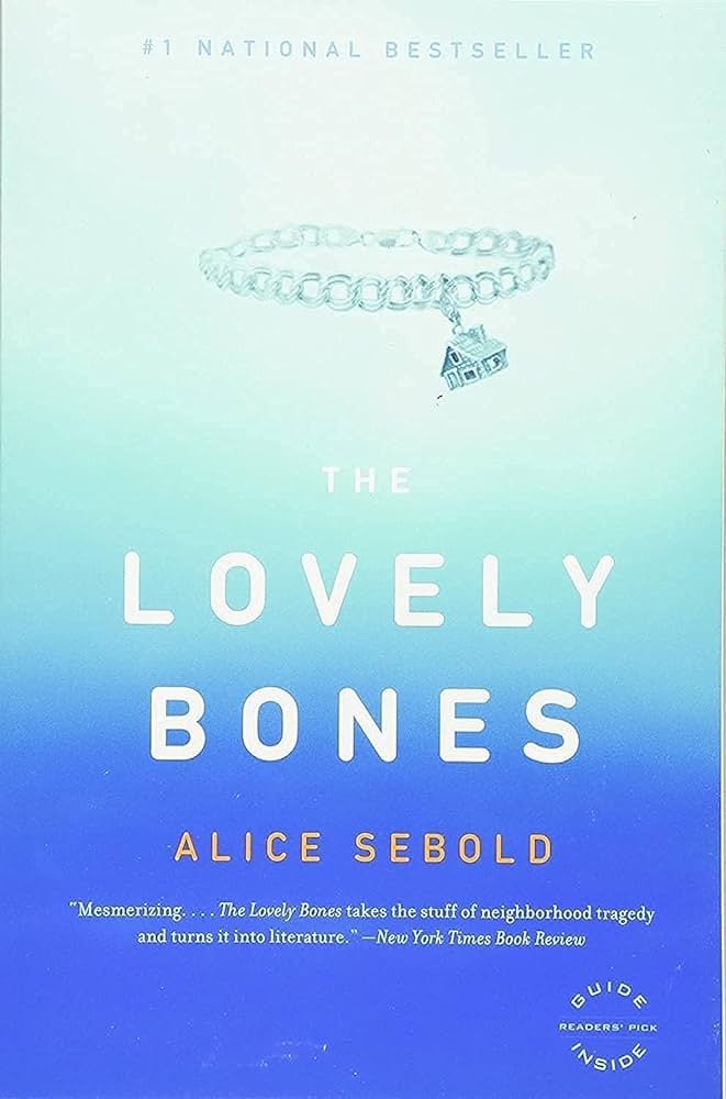 <p><a href="https://www.amazon.com/Lovely-Bones-Alice-Sebold/dp/0316168815/ref=sr_1_1?crid=1MTW3XW2O5926&keywords=the+lovely+bones&qid=1699397419&s=books&sprefix=the+lovely+bon%2Cstripbooks%2C87&sr=1-1">BUY NOW</a></p><p>$14</p><p><a href="https://www.amazon.com/Lovely-Bones-Alice-Sebold/dp/0316168815/ref=sr_1_1?crid=1MTW3XW2O5926&keywords=the+lovely+bones&qid=1699397419&s=books&sprefix=the+lovely+bon%2Cstripbooks%2C87&sr=1-1" class="ga-track">"The Lovely Bones"</a> ($14) is told in the voice of Susie Salmon, a 14-year-old girl who informs the reader in the first paragraph of the book that she's been murdered. She looks down from heaven as her family grieves, her killer tries to cover his tracks, and her friends and local police search everywhere for her. It's not until the end of the book that all the puzzle pieces come together, but you'll love trying to figure it out as you read.</p>
