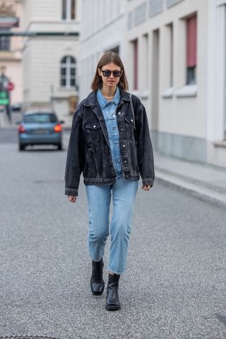 16 black jean jacket outfits to wear for any occasion