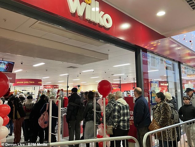 welcome back wilko! collapsed chain reopens in two locations after brand was bought by billionaire founder of the range - with three more shops to follow before christmas