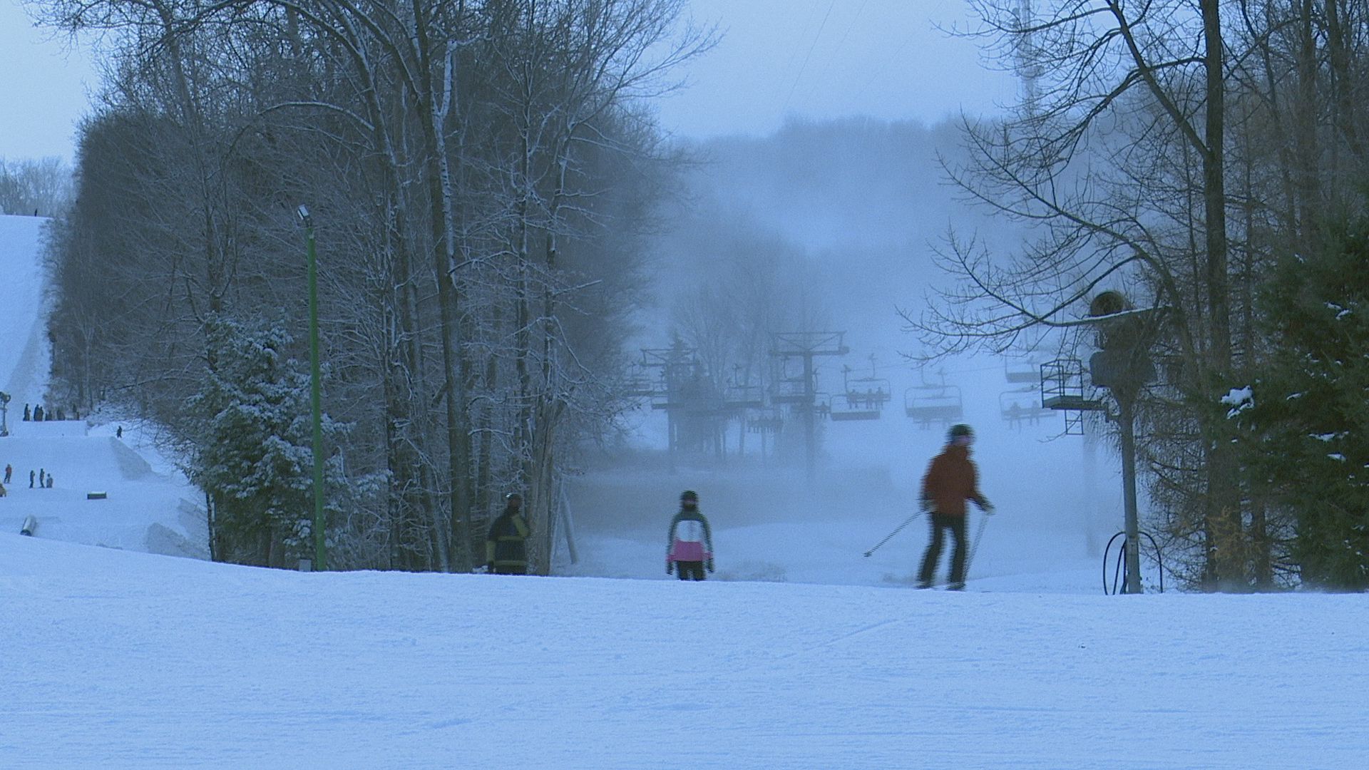 People packing the slopes for opening day at Granite Peak