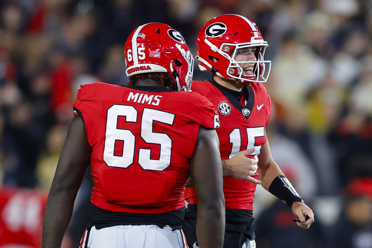 Georgia Star Offensive Lineman Amarius Mims Questionable To Return