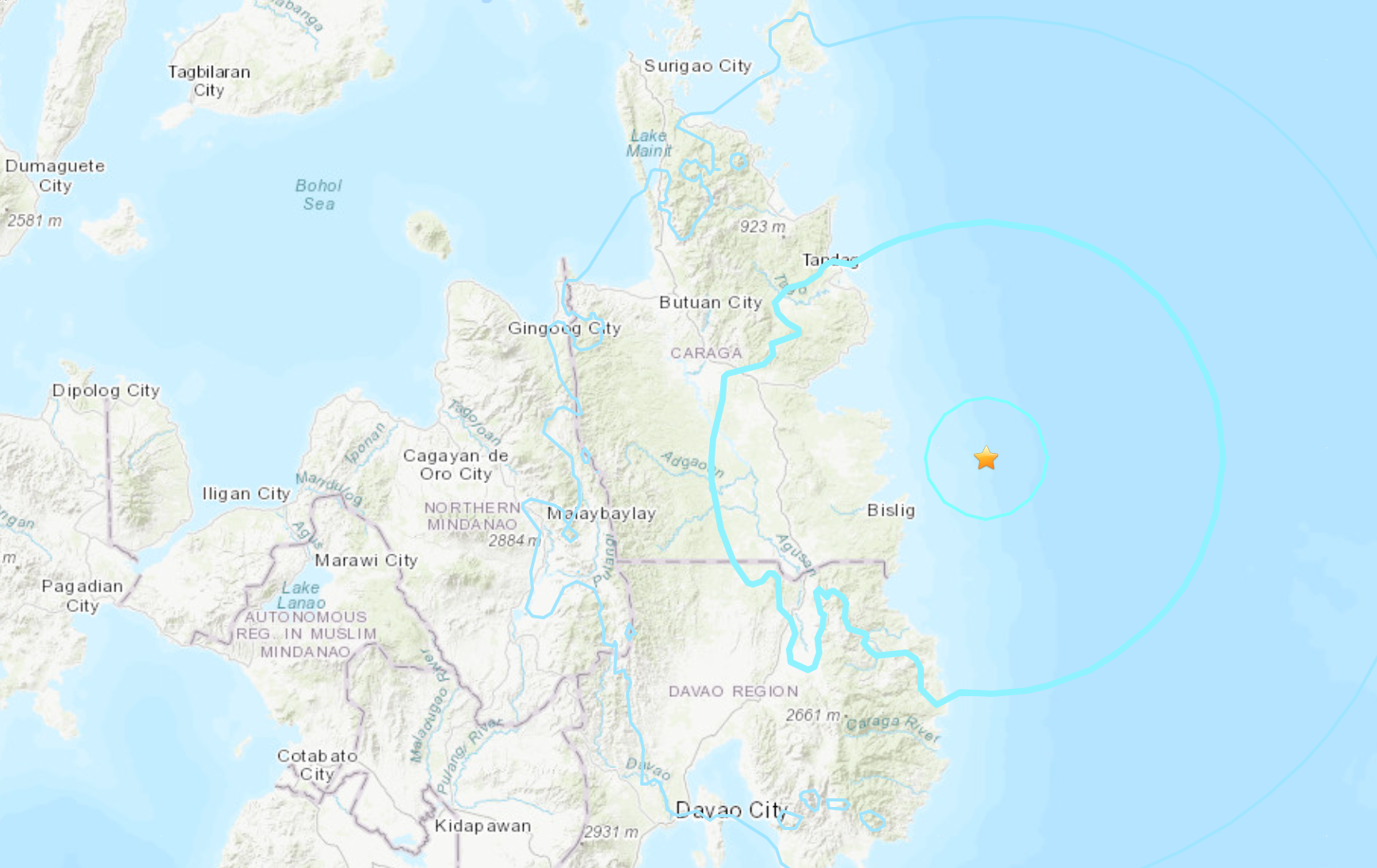 tsunami warning as 7.6 magnitude earthquake strikes philippines