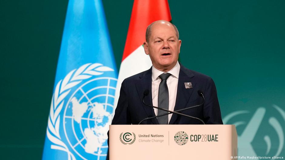 cop28: scholz calls for phase-out of coal, oil and gas