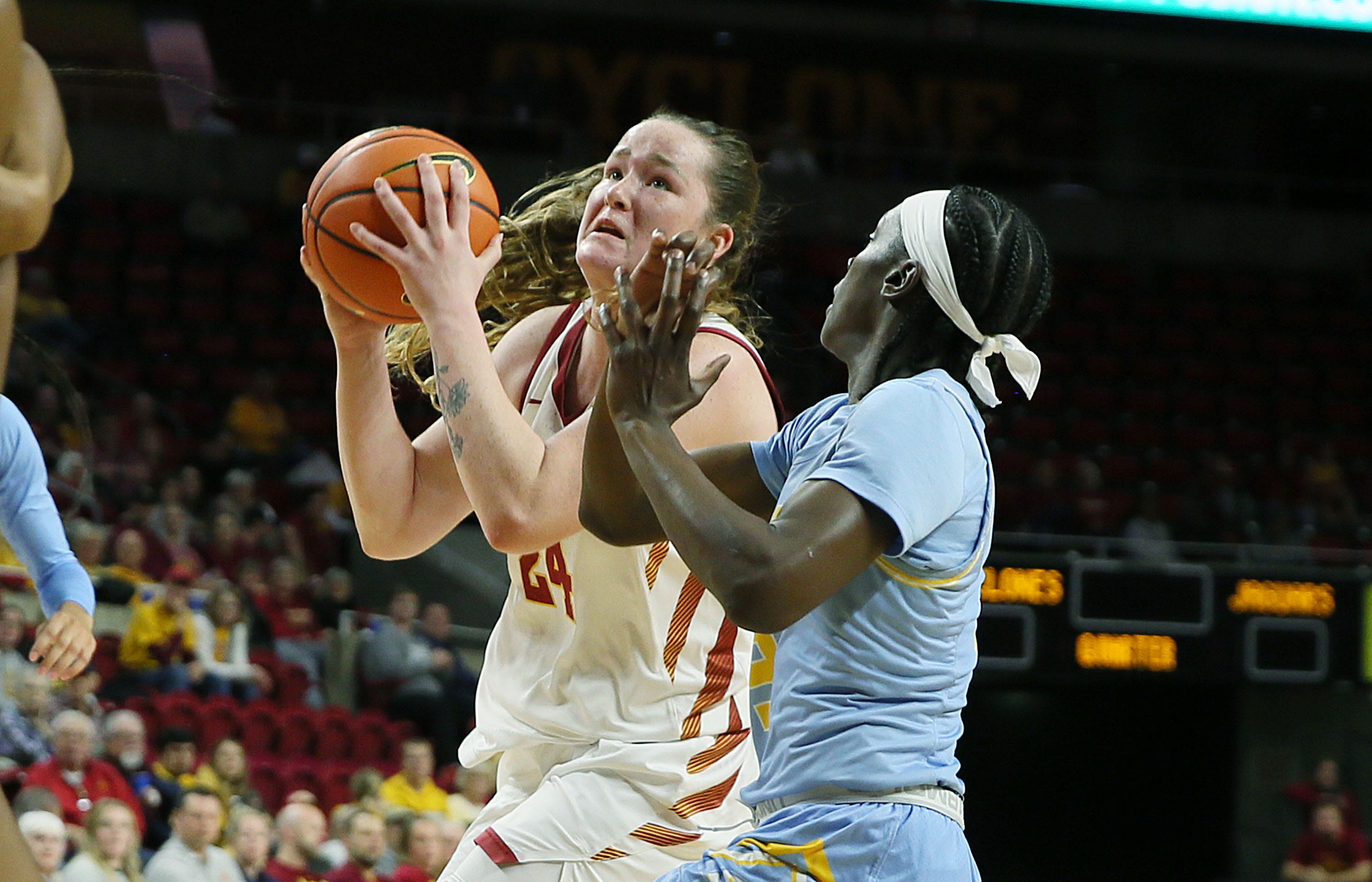 Iowa State Women's Basketball Freshman Addy Brown Flirts With Triple ...