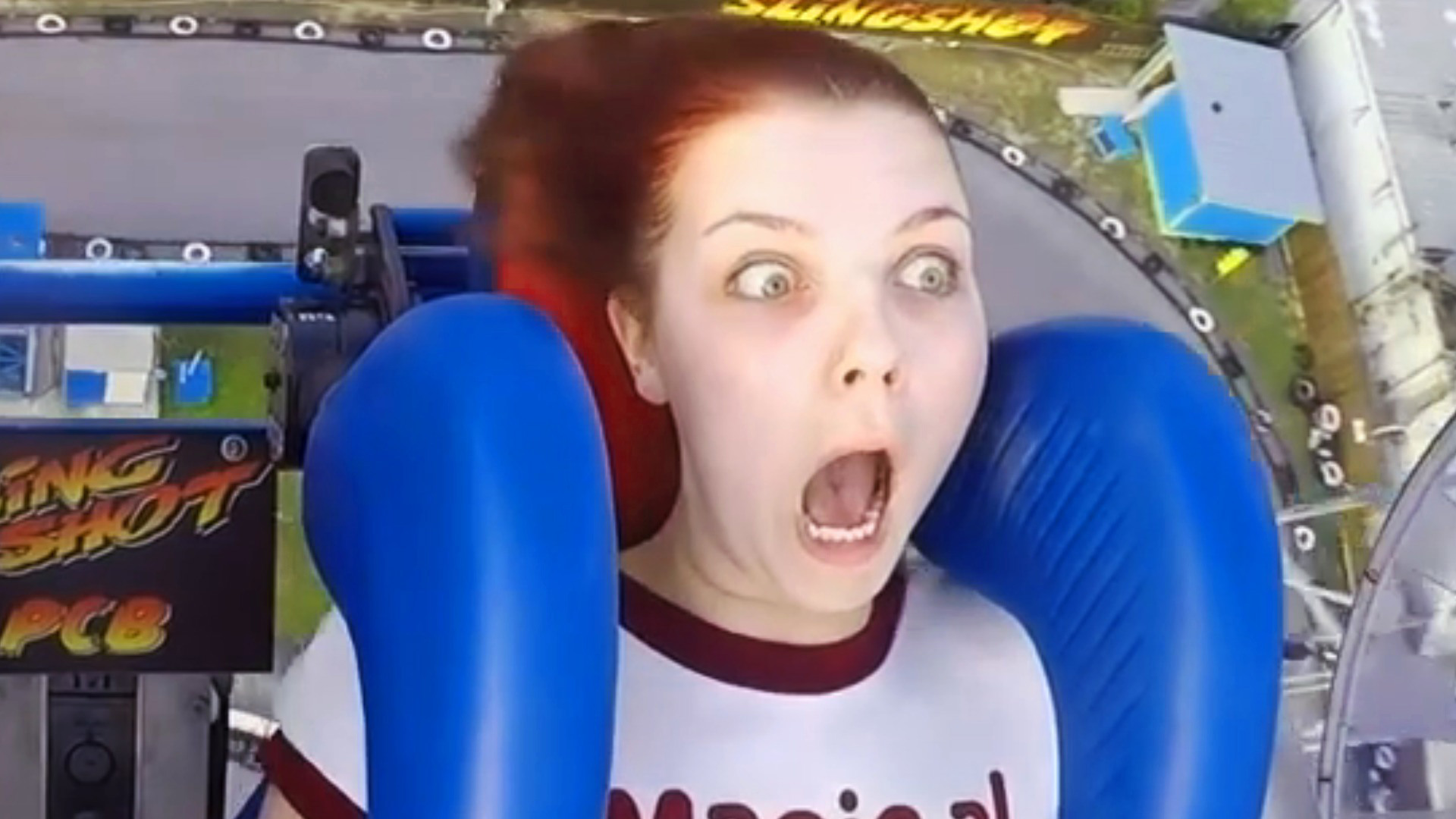 Scream Machine Crazy Ride Reactions