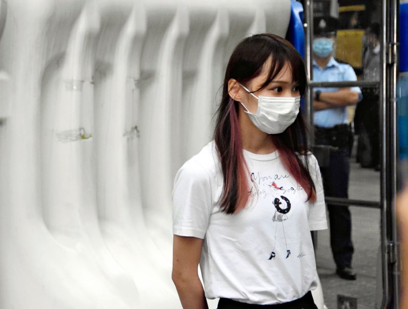 ▲曾被香港國安處拘捕、被稱「學民女神」的社運人士周庭在27歲生日宣布，不會再從加拿大回港報到。（圖／美聯社／達志影像）